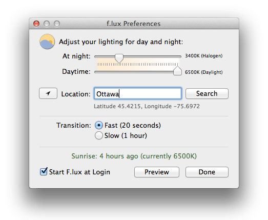 F.lux – the must-have, free application that will make you sleep better