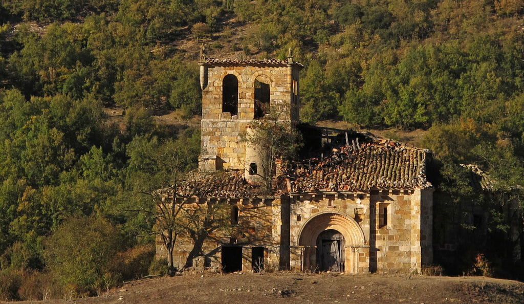The church of Huidobro in Spain